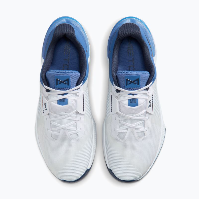 Buty treningowe męskie Nike Metcon 10 white/indigo storm/volt/thunder blue 4