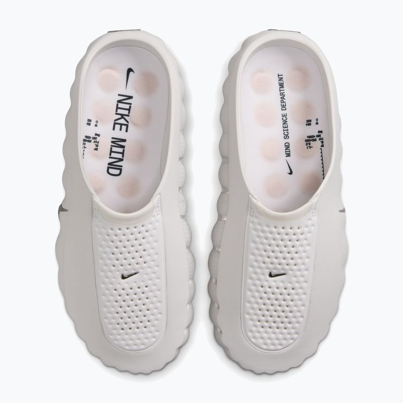 Klapki damskie Nike Mind 001 summit white/phantom/metallic silver 4