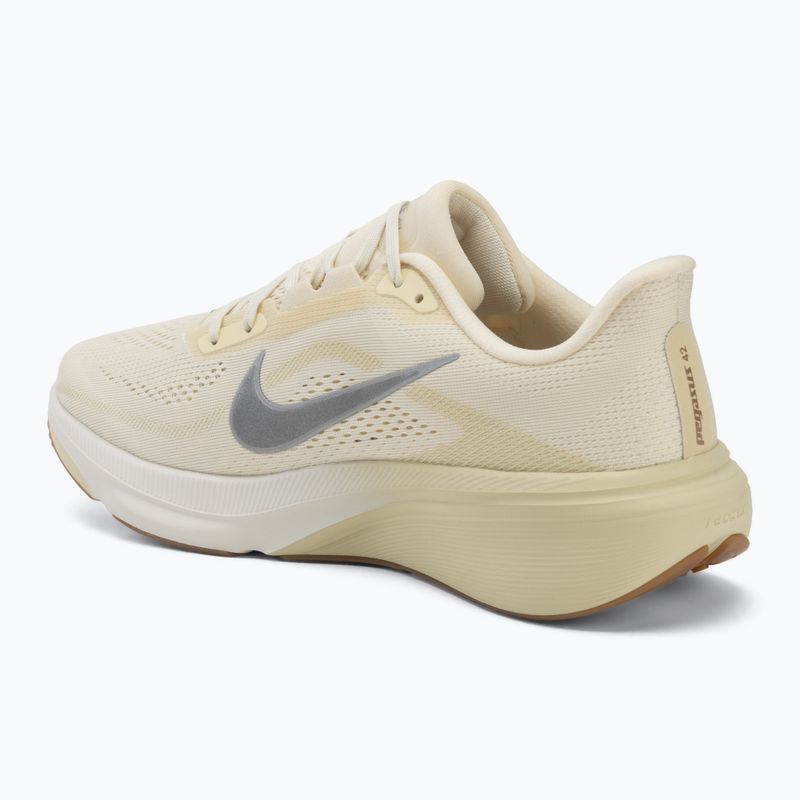 Buty do biegania męskie Nike Pegasus 42 coconut milk/light khaki/metallic silver 3