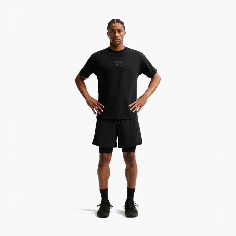 Koszulka treningowa męska Nike N.A.C. black/black 7