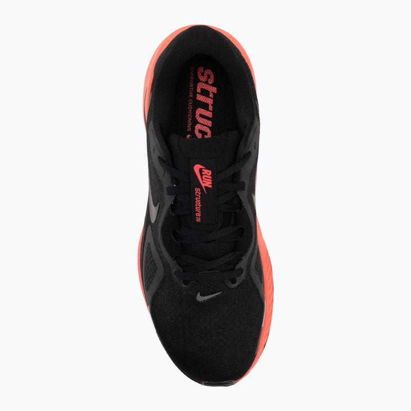 Buty do biegania męskie Nike Structure 26 black/bright crimson/metallic dark grey 5