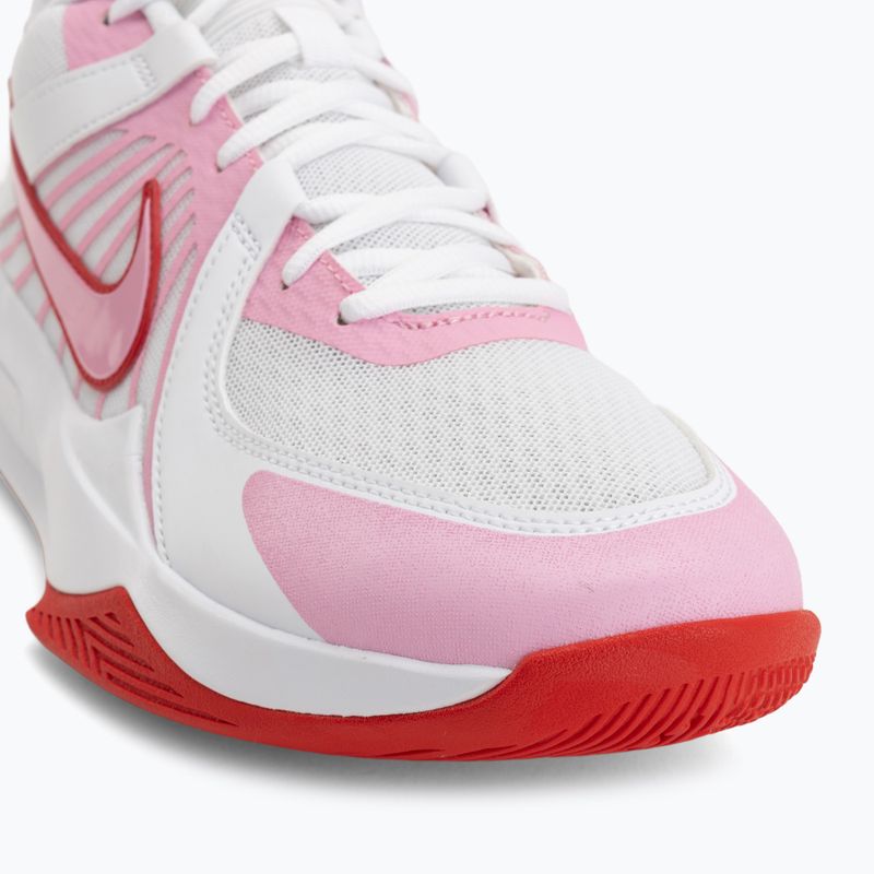 Buty do siatkówki Nike Zoom Hyperspeed Court 2 white/pink rise/university red 7