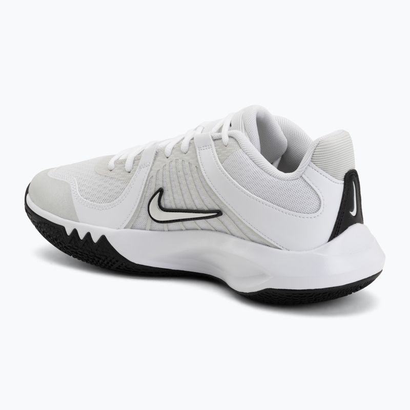 Buty do siatkówki Nike Zoom Hyperspeed Court 2 white/metallic silver/black 3