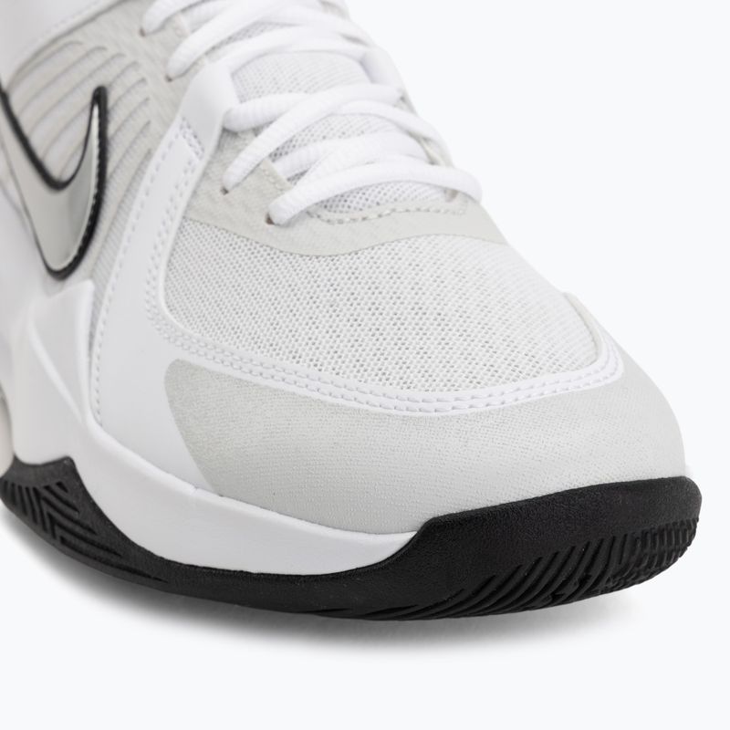 Buty do siatkówki Nike Zoom Hyperspeed Court 2 white/metallic silver/black 7