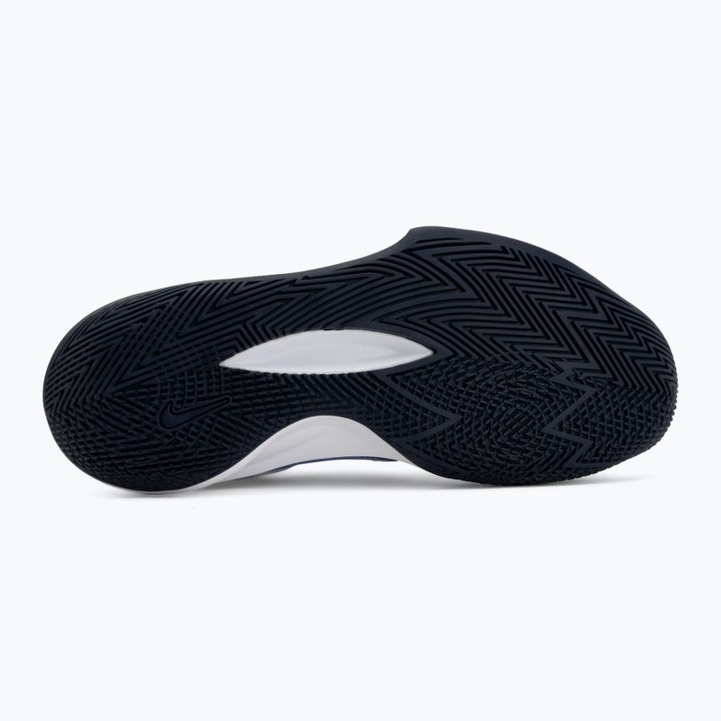 Buty do siatkówki Nike Zoom Hyperspeed Court 2 white/valor blue/midnight navy 4