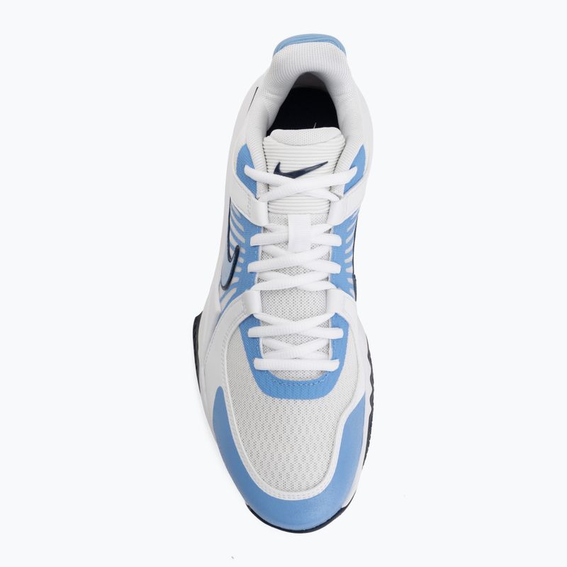 Buty do siatkówki Nike Zoom Hyperspeed Court 2 white/valor blue/midnight navy 5