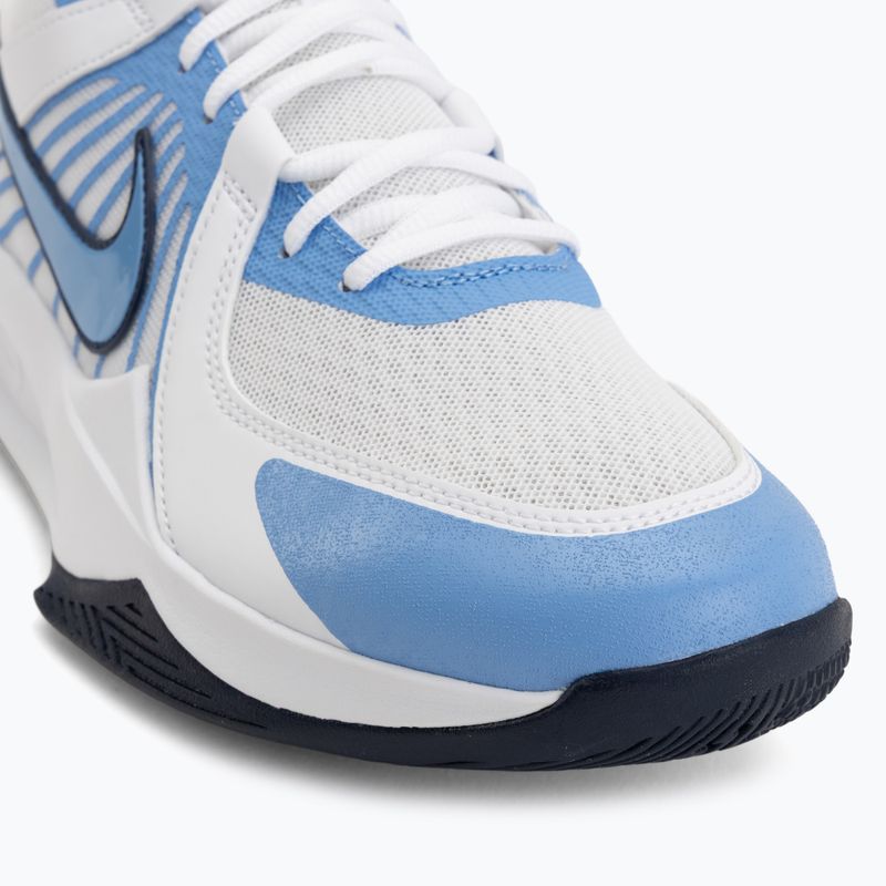 Buty do siatkówki Nike Zoom Hyperspeed Court 2 white/valor blue/midnight navy 7