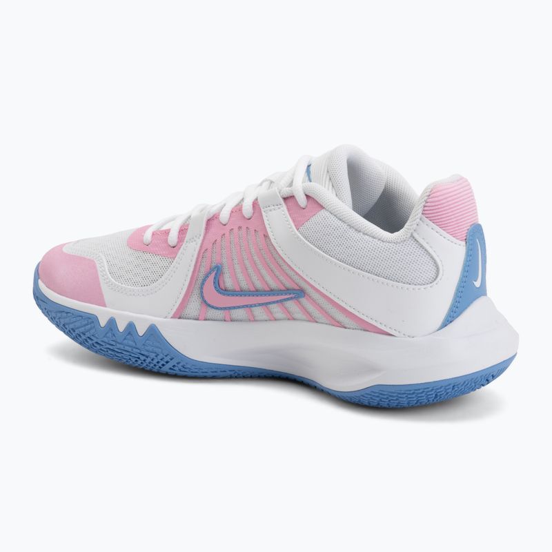 Buty do siatkówki Nike Zoom Hyperspeed Court 2 white/pink rise/valor blue 3