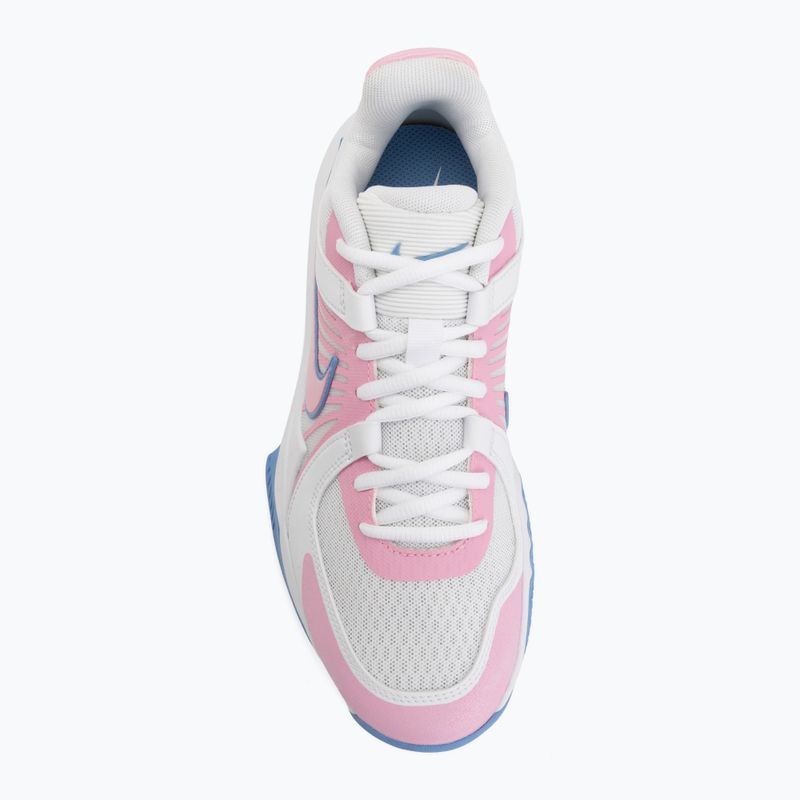 Buty do siatkówki Nike Zoom Hyperspeed Court 2 white/pink rise/valor blue 5