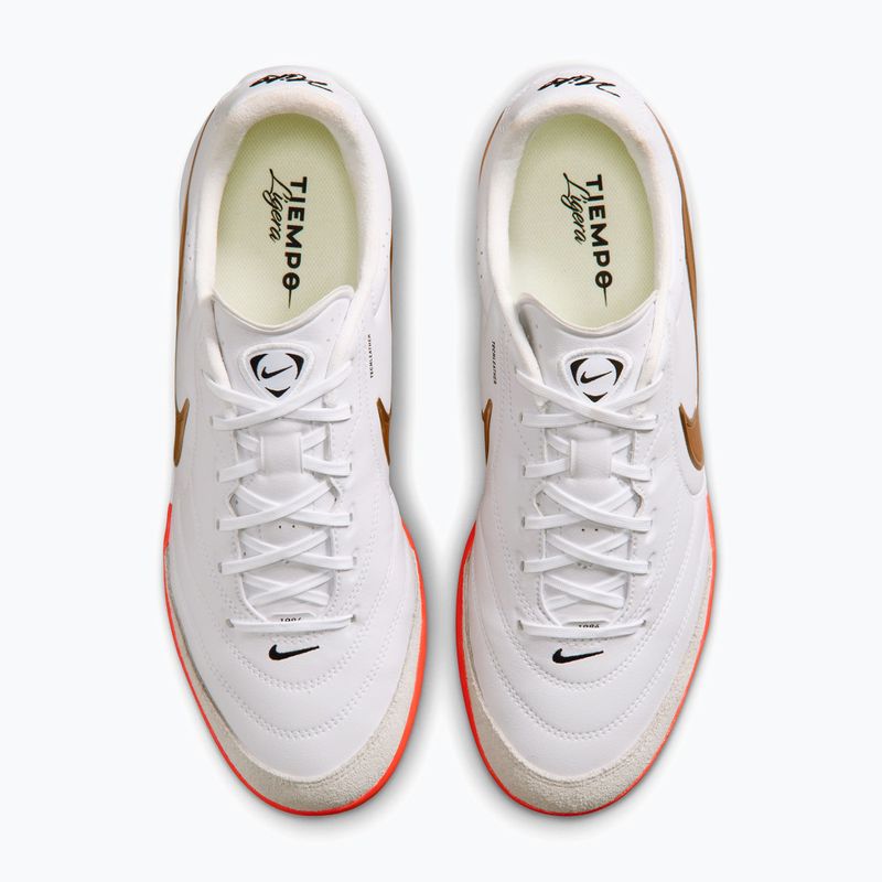 Buty piłkarskie męskie Nike Tiempo Ligera Pro White/Bright Crimson/Blur 3