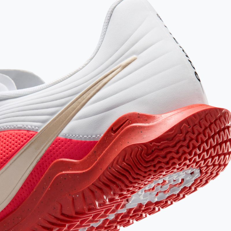 Buty piłkarskie męskie Nike Tiempo Maestro Club white/bright crimson/blur 6