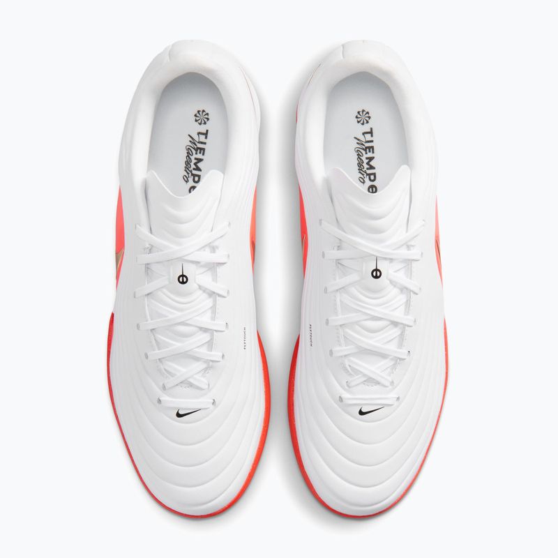 Buty piłkarskie męskie Nike Tiempo Maestro Academy white/bright crimson/blur 3