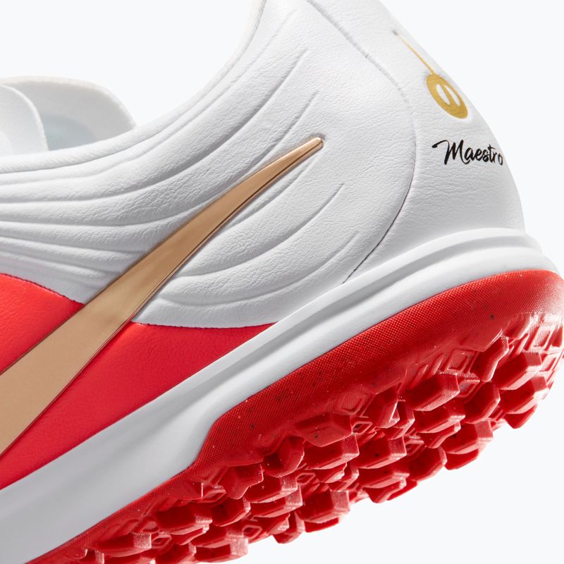 Buty piłkarskie męskie Nike Tiempo Maestro Academy white/bright crimson/blur 6