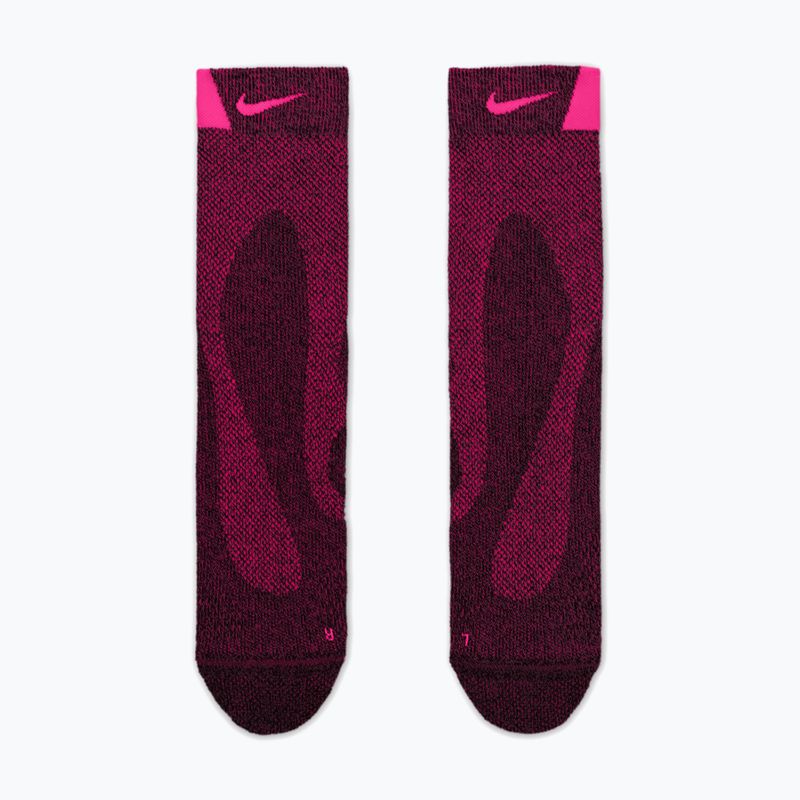 Skarpety Nike Run Lightweight Micro Crew black/hyper pink/hyper pink 2