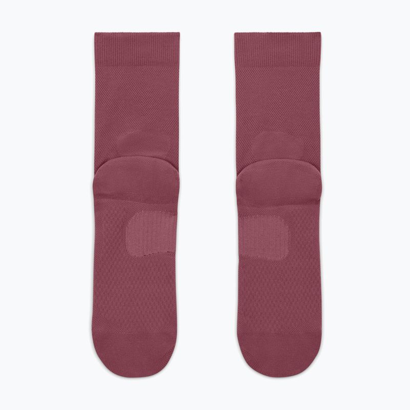 Skarpety Nike Run Midweight Crew pink smoke/pink rise/white 3