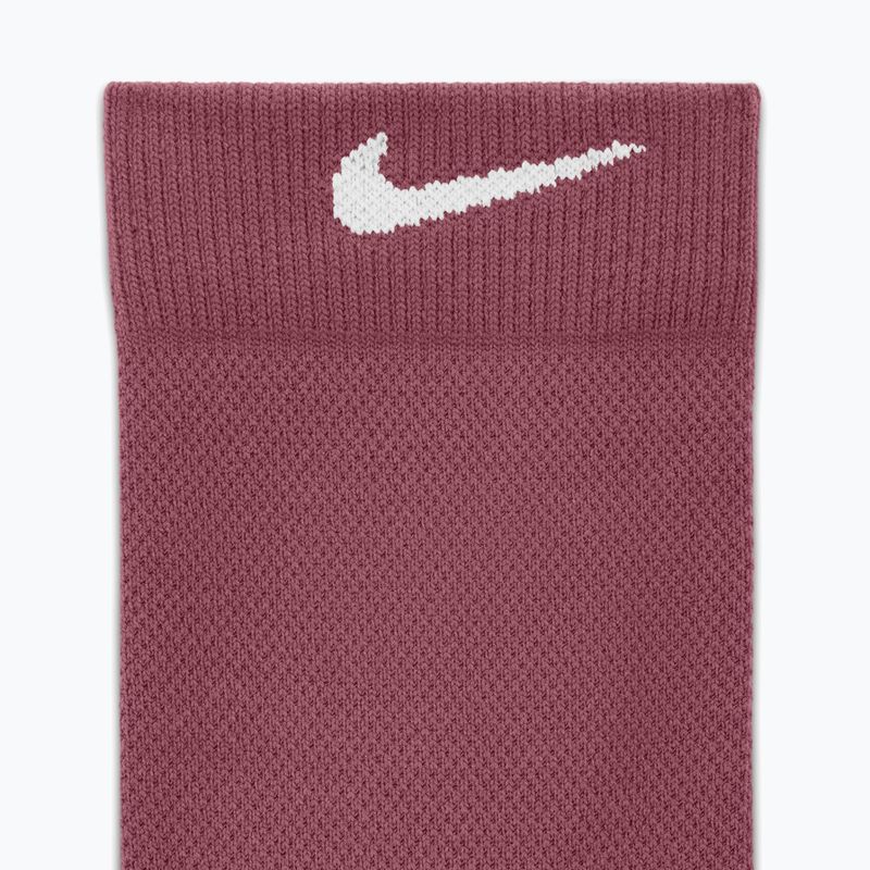 Skarpety Nike Run Midweight Crew pink smoke/pink rise/white 4