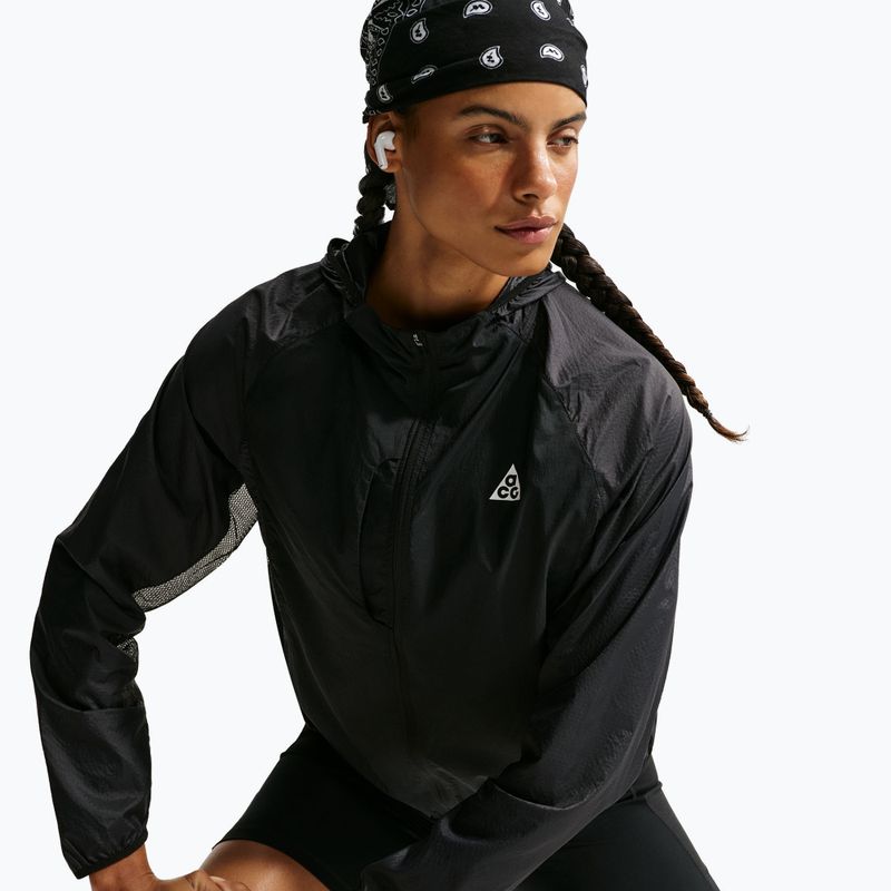 Kurtka do biegania damska Nike ACG "Aireez" black/black/summit white 5