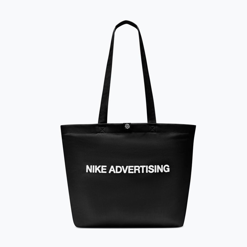 Torba Nike Heritage "Your Message Here" Tote 22 l black/white/safety orange 3