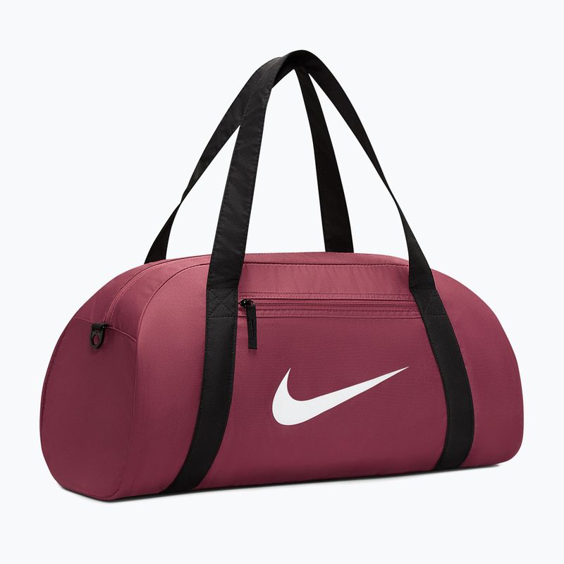 Torba treningowa damska Nike Gym Club 24 l pink smoke/black/white 2