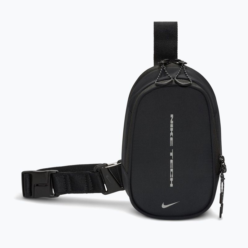 Saszetka Nike Tech Commute 1 l black/black/reflect silver 2