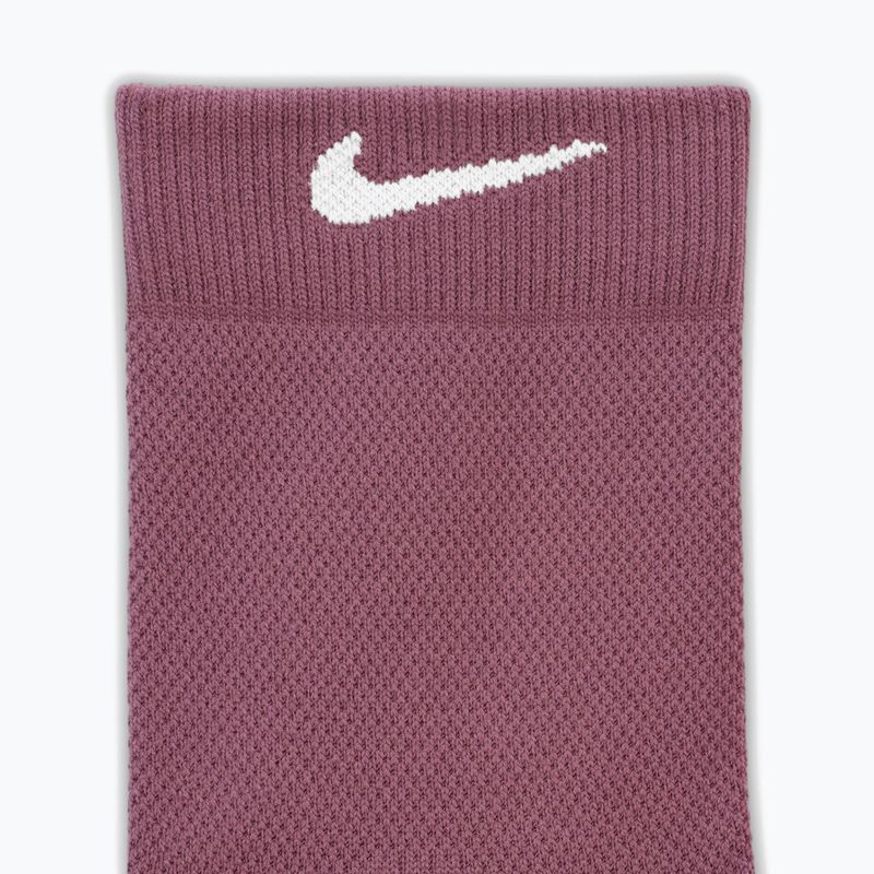 Skarpety Nike Run Midweight Micro Crew pink smoke/pink rise/white 4