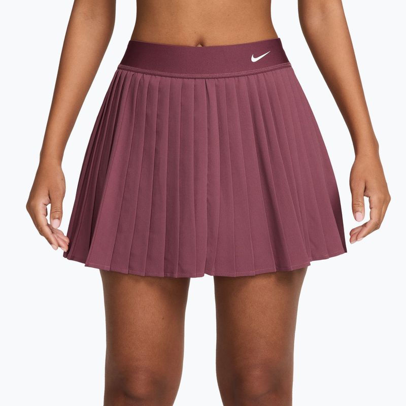 Spódnica Nike Victory Dri-Fit High-Waisted Pleated pink smoke/white