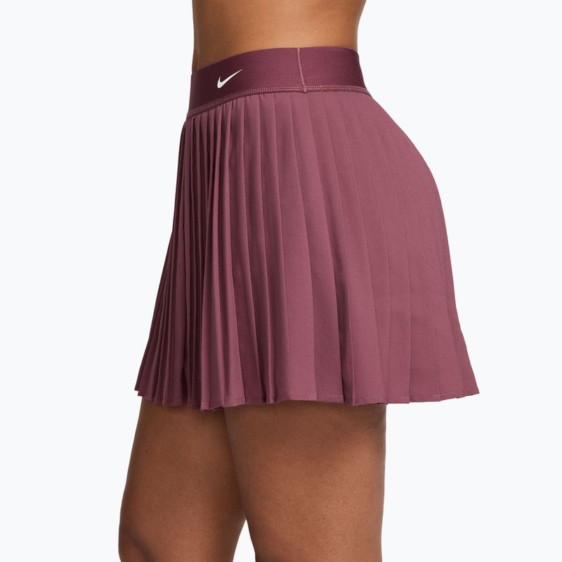 Spódnica tenisowa Nike Victory Dri-Fit High-Waisted Pleated pink smoke/white 3