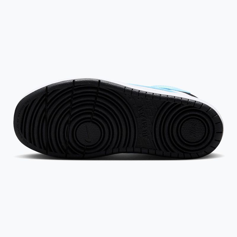 Buty dziecięce Nike Court Borough Mid 2 white/black/arctic green/football blue 3