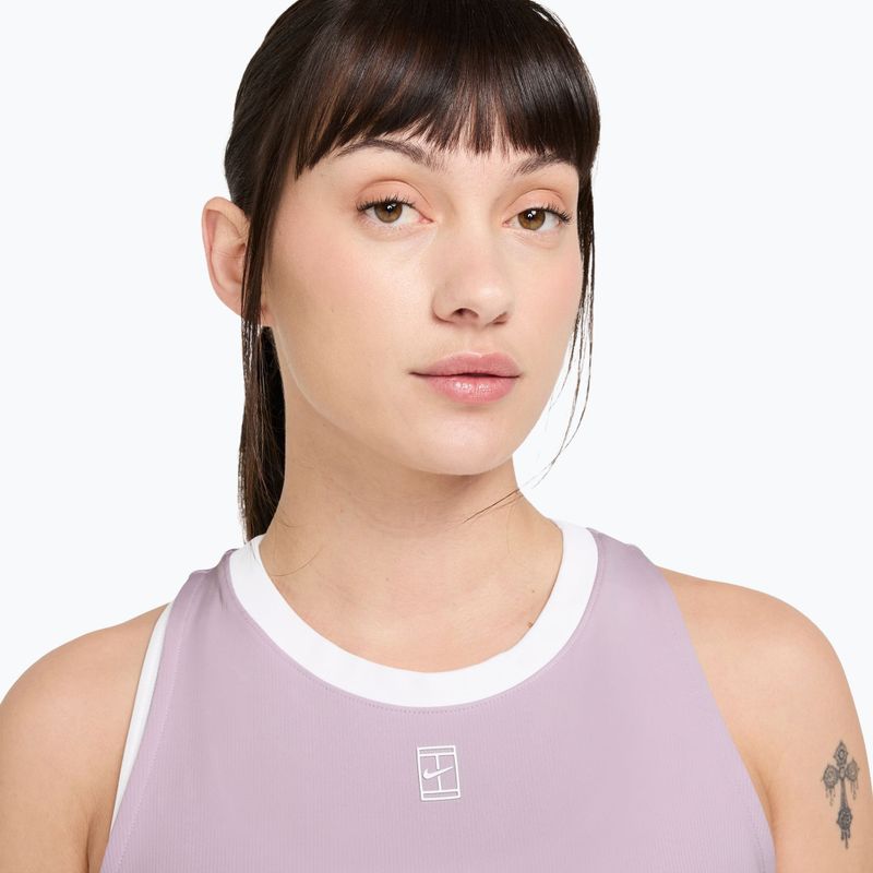 Koszulka damska Nike Court Dri-Fit Advantage bleached lilac/white 3