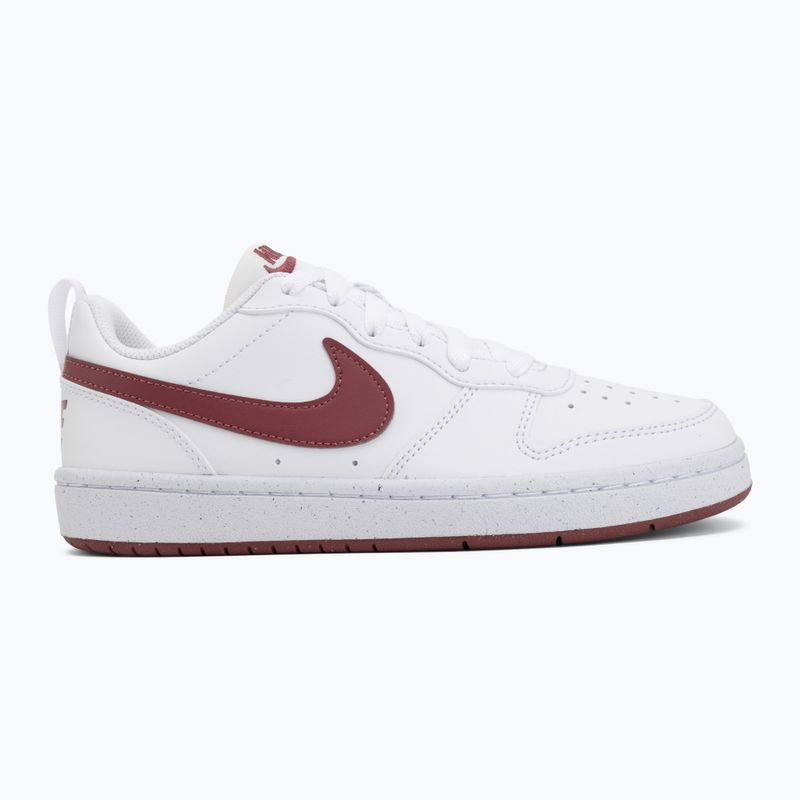 Buty dziecięce Nike Court Borough Low Recraft white/pink smoke 2