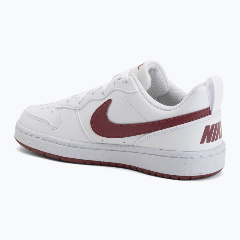 Buty dziecięce Nike Court Borough Low Recraft white/pink smoke 3