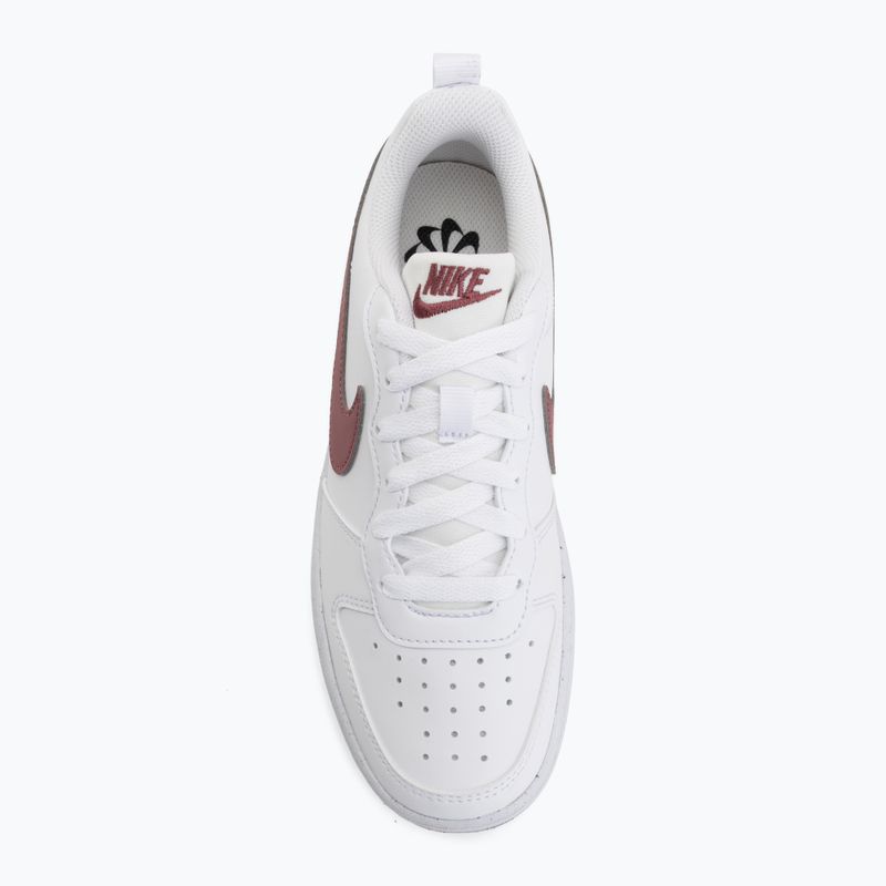 Buty dziecięce Nike Court Borough Low Recraft white/pink smoke 5