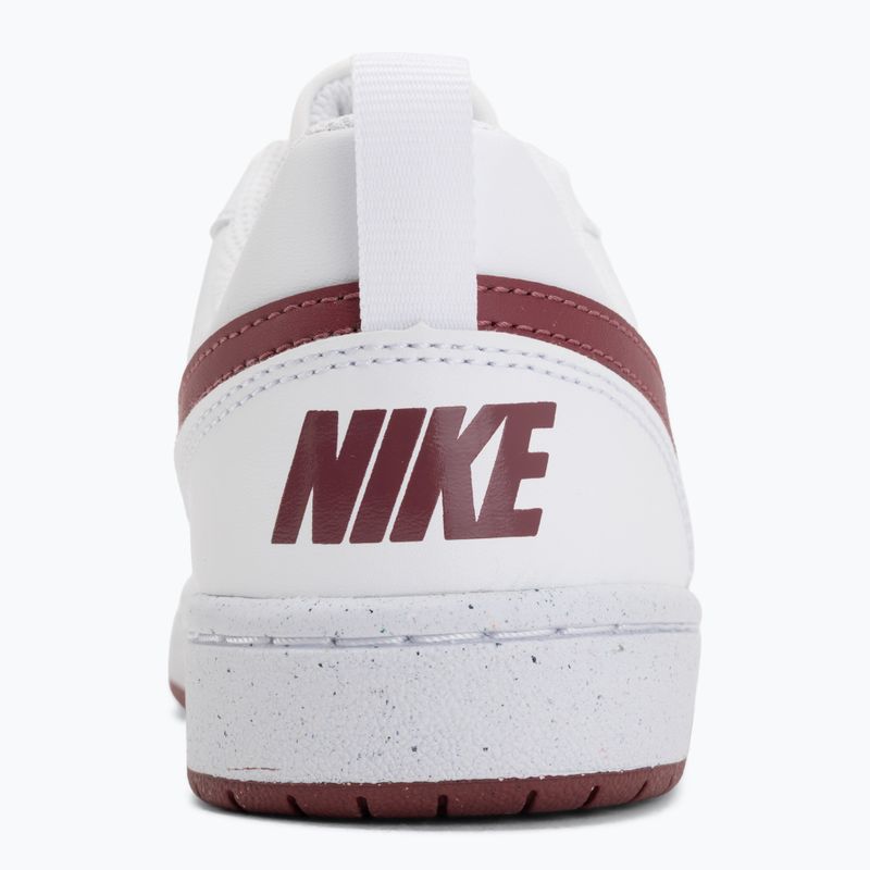 Buty dziecięce Nike Court Borough Low Recraft white/pink smoke 6