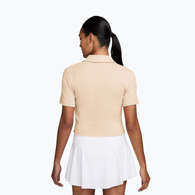 Koszulka damska Nike Court Heritage Cropped Polo chalk 2