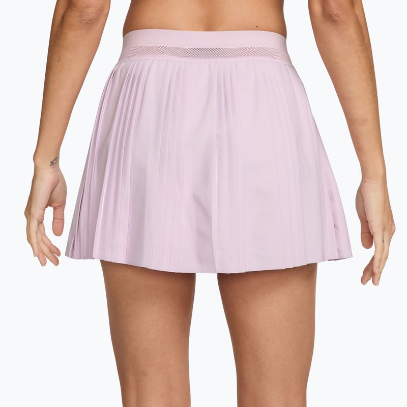 Spódnica tenisowa Nike Court Dri-Fit Advantage Pleated bleached lilac/white 2