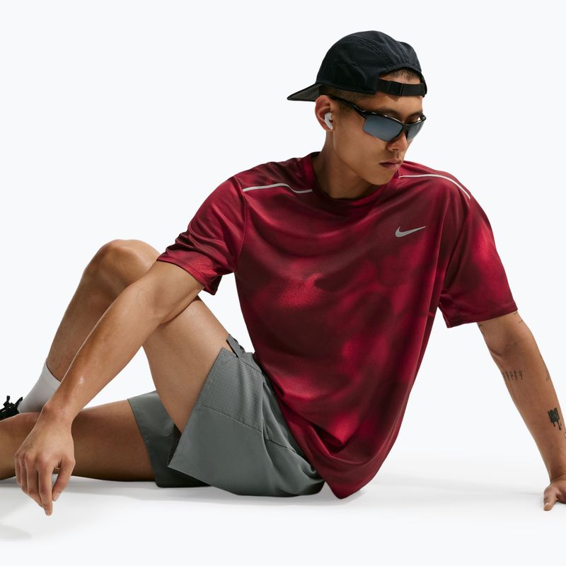 Koszulka do biegania męska Nike Miler light crimson 4