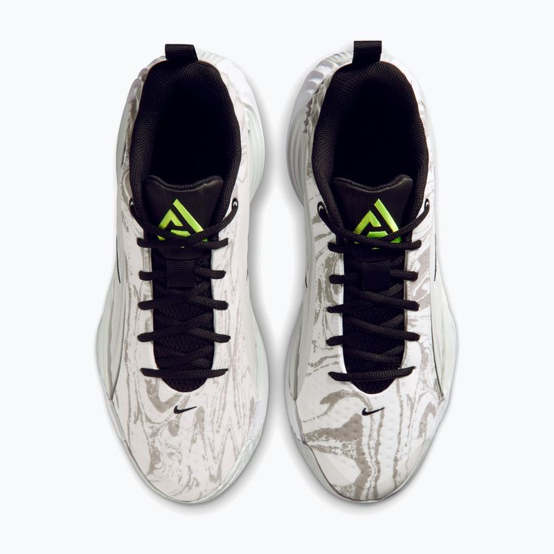 Buty do koszykówki męskie Nike Giannis Immortality 5 white/off white/metallic silver 4
