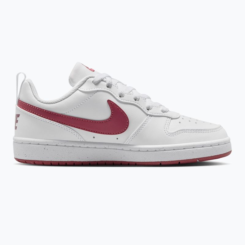 Buty dziecięce Nike Court Borough Low Recraft white/pink smoke