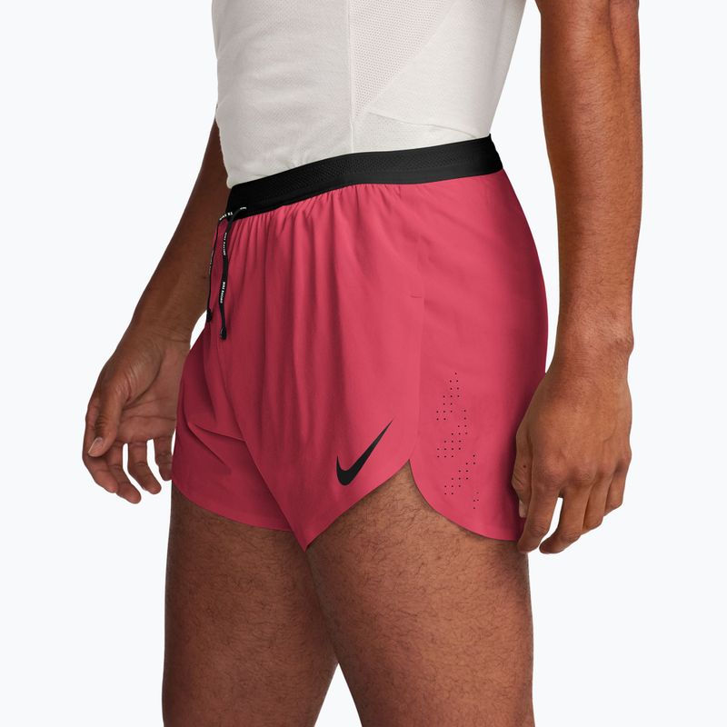 Spodenki do biegania męskie Nike AeroSwift fusion red/black 3