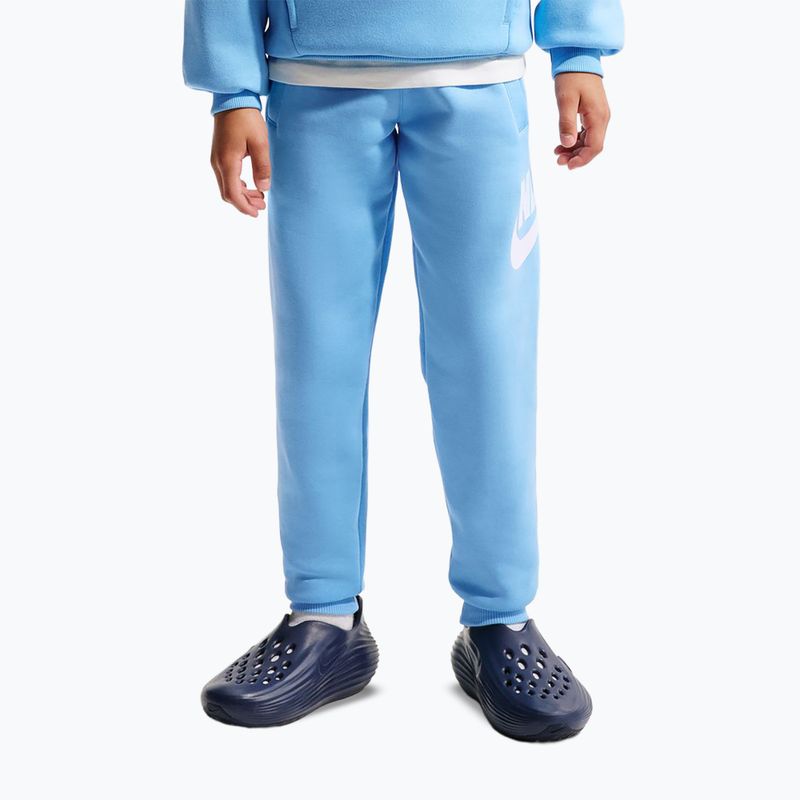 Spodnie dziecięce Nike Club Fleece football blue/white 7