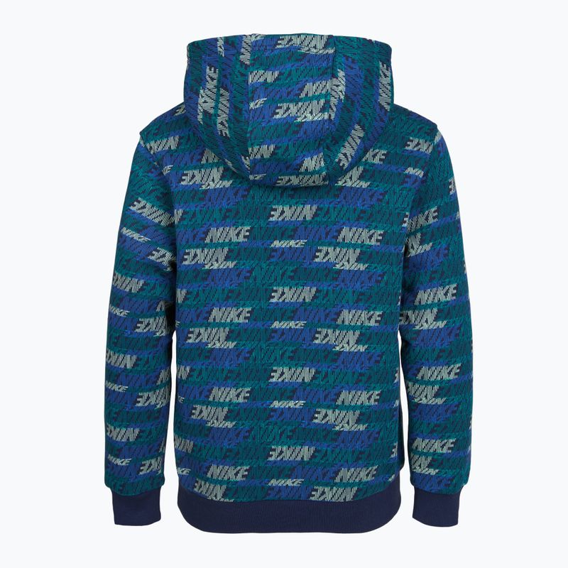 Bluza dziecięca Nike Sportswear Club Fleece bright spruce/midnight navy/game royal 2