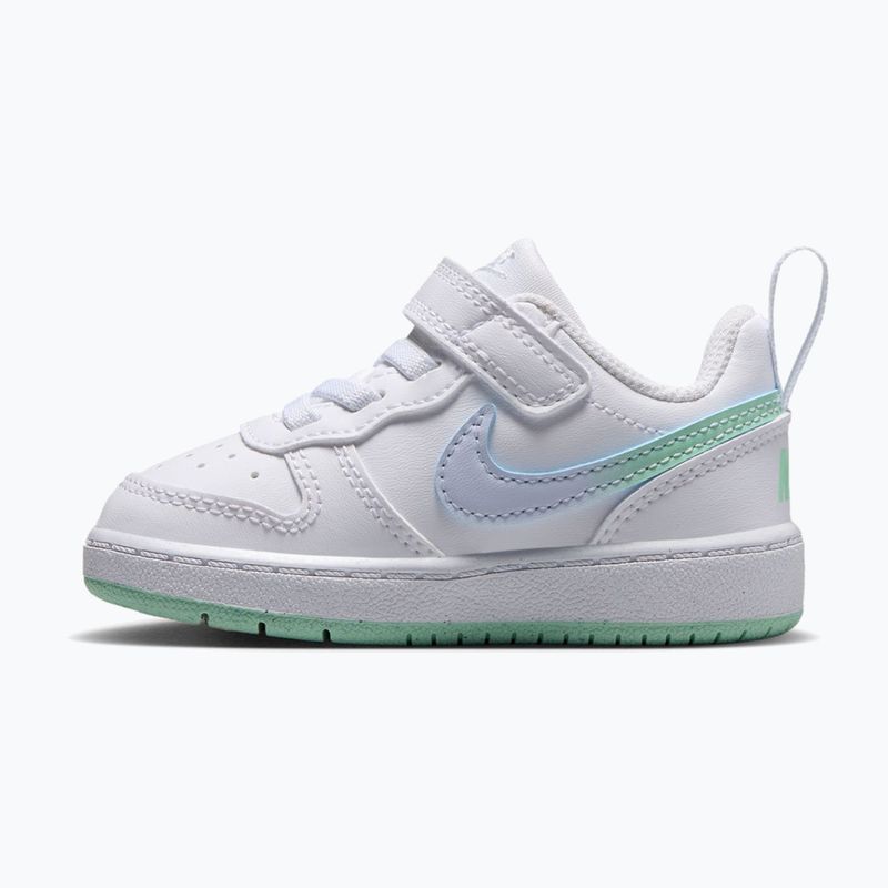 Buty dziecięce Nike Court Borough Low white/football grey/arctic green 2