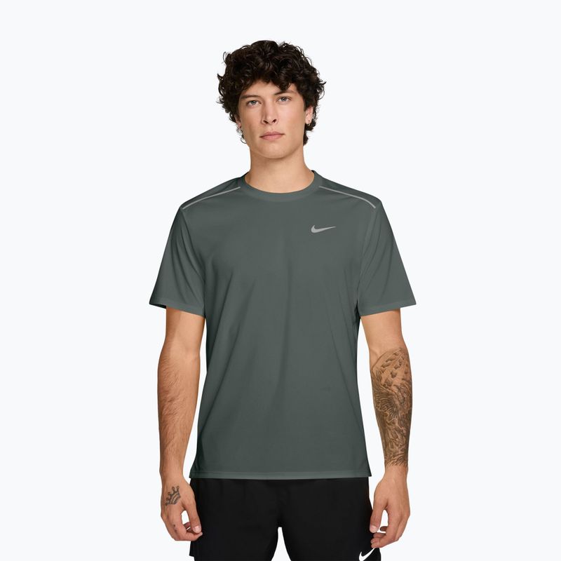 Koszulka do biegania męska Nike Miler Dri-Fit UV camo green