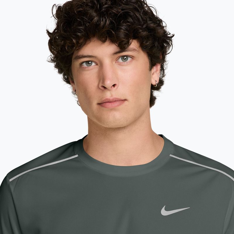 Koszulka do biegania męska Nike Miler Dri-Fit UV camo green 3