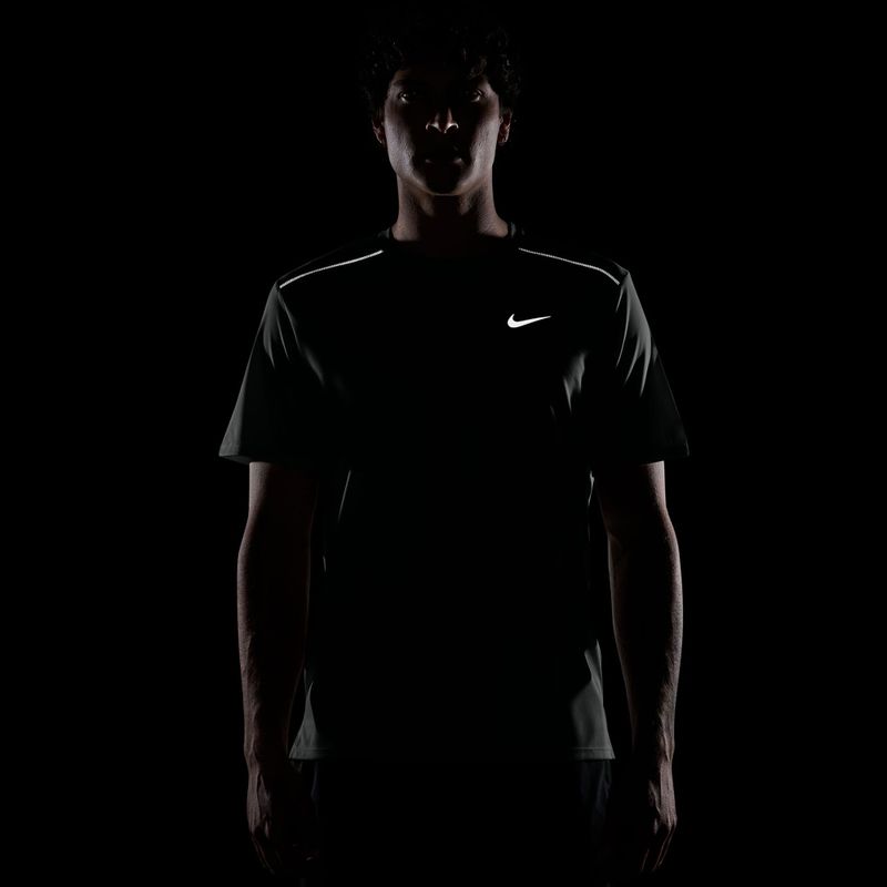 Koszulka do biegania męska Nike Miler Dri-Fit UV camo green 4