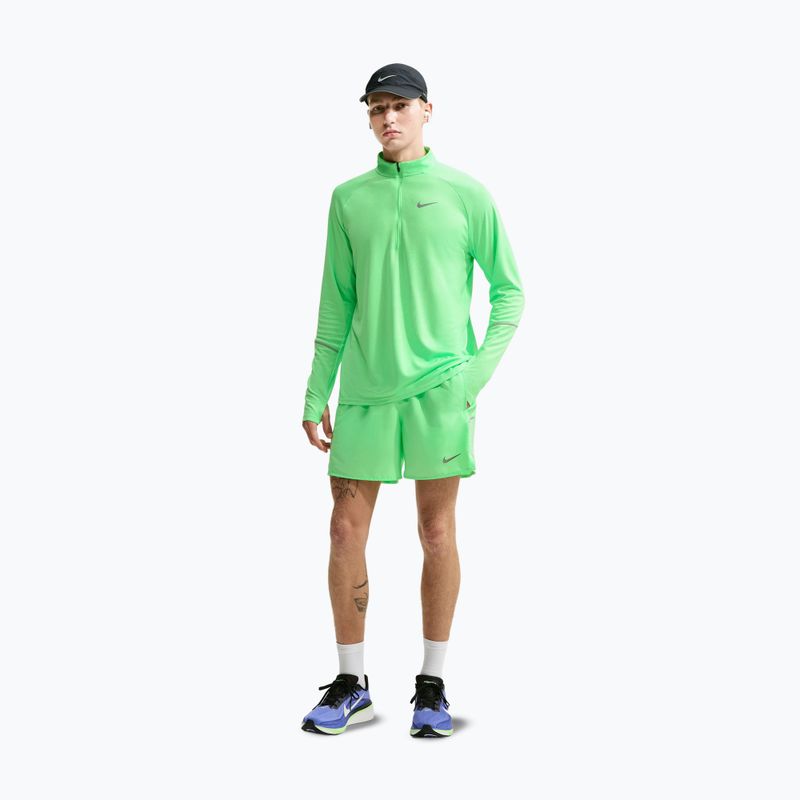 Spodenki do biegania męskie Nike Miler illusion green 2