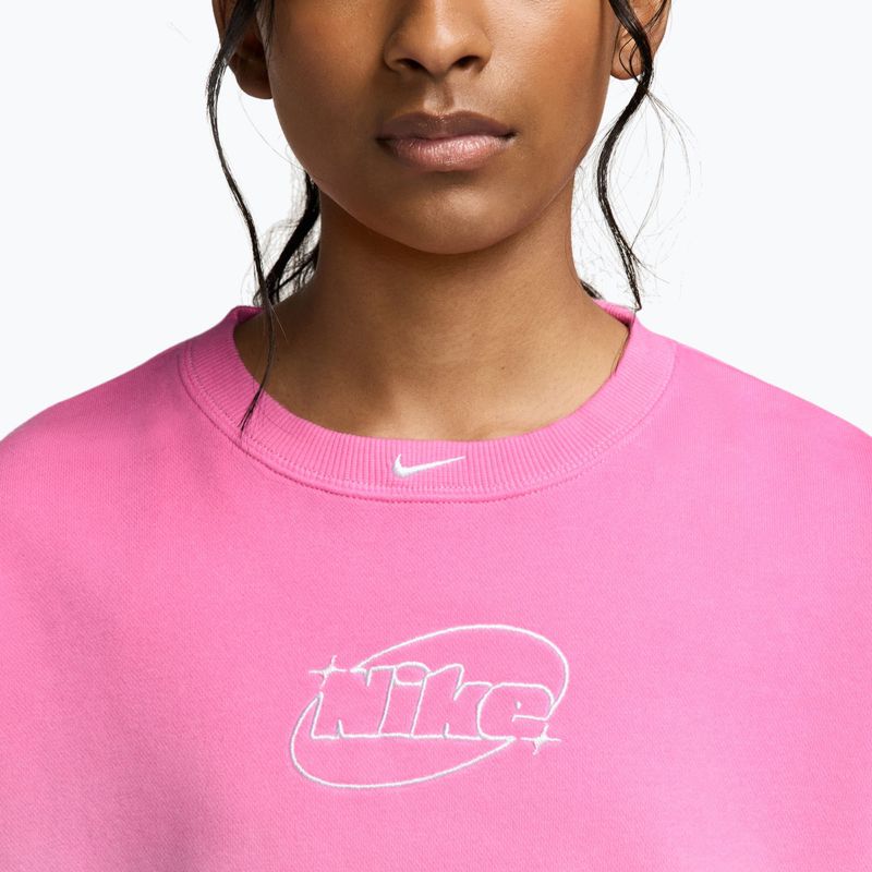 Bluza dziecięca Nike Sportswear Studio sail/playful pink/white 3