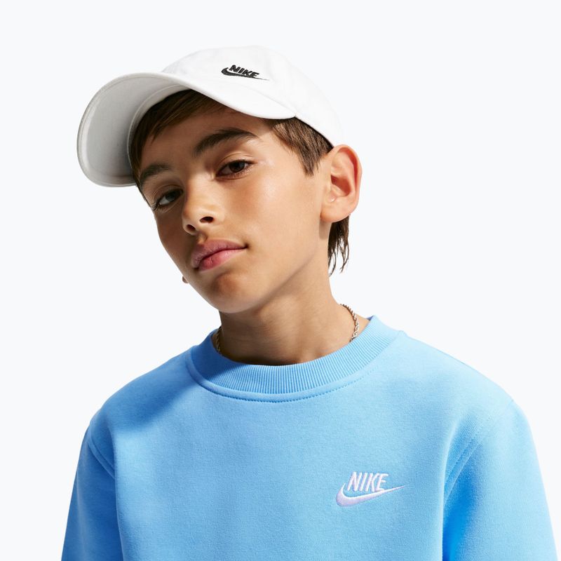 Bluza dziecięca Nike Sportswear Club Fleece football blue/white 6
