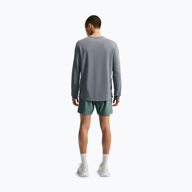 Longsleeve do biegania męski Nike Miler Dri-Fit UV smoke grey 3