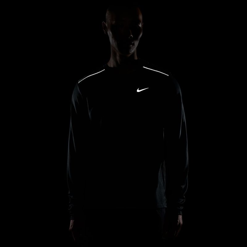 Longsleeve do biegania męski Nike Miler Dri-Fit UV smoke grey 6